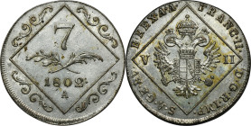 Austria, Franz II, 7 Kreuzer Wien 1802 A