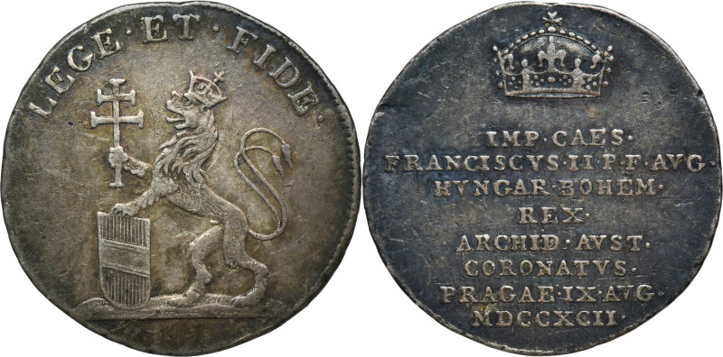 Austria, Franz II, Coronation token Prague 1792 Coronation token of Franz II.
 ...