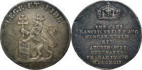 Austria, Franz II, Coronation token Prague 1792