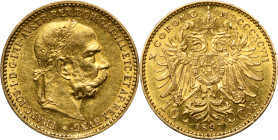 Austria, Franz Josef I, 10 Corona Wien 1897