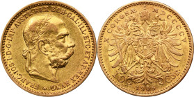 Austria, Franz Josef I, 10 Korona Wien 1905