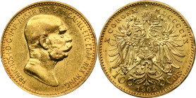 Austria, Franz Josef I, 10 Korona Wien 1909