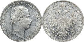 Austria, Franz Josef I, Thaler Wien 1857 A