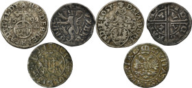 Set, Belgium, Brabant and Germany, Sterling, Schilling and Groschen (3 pcs.)