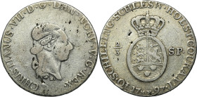 Denmark, Christian VII, 2/3 Speciedaler Altona 1797
