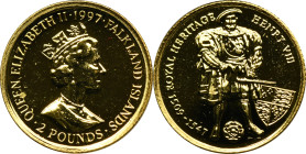 Falkland Islands 2 Pound Llantrisant 1997 - Henry VIII