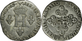 France, Henry II, Gros de Nesles Paris 1550 A