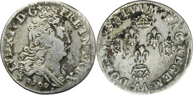 France, Louis XIV, 10 Sols Metz 1707 AA
