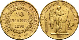 France, Third Republic, 20 Francs Paris 1898 A