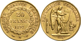 France, Third Republic, 20 Francs Paris 1898 A