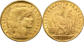 France, Third Republic, 10 Francs Paris 1905
