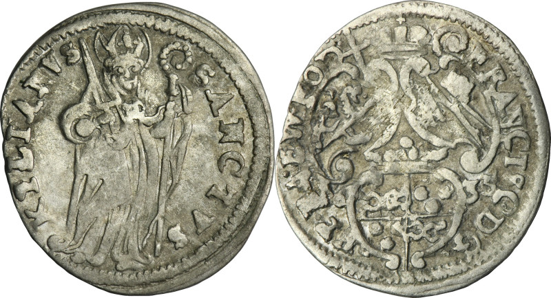 Germany, Bishopric of Würzburg, Franz von Hatzfeld, 1 Schilling 1635 Schilling o...