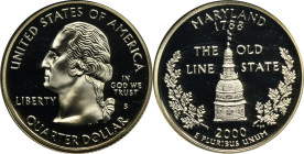 USA, 1/4 Dollar San Francisco 2000 S - ANACS PF68 CAMEO