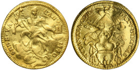 Papal States, Sede Vacante, Zecchino Rome 1740