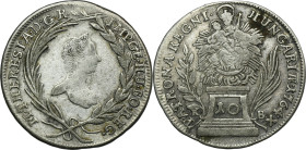 Hungary, Maria Theresia, 10 Kreuzer Kremnitz 1764 KB
