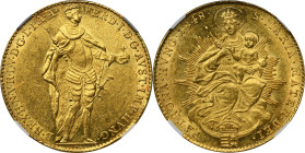 Hungary, Ferdinand I, Ducat Kremnitz 1848 - NGC MS61