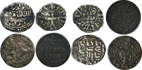 Set, Germany, France and Oriental coin (4 pcs.)