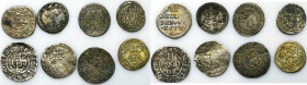 Set, Denmark and Germany, 2 Skilling, Dreier, Kreuzer, 2 Mariengroschen (8 pcs.)