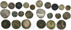 Set, Germany, Hungary and France, Mix of coins (12 pcs.)