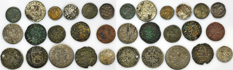 Set, Germany and West Pomerania under Sweden, Mix of coins from 16th-18th centur...