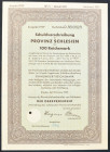 Provinz Schlesien, obligacja 100 marek 1939