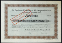 'St. Barbara-Kellereien' AG, 1.000 marek 1919