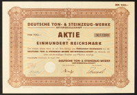 Deutsche Ton- & Steinzeug-Werke AG, 100 marek 1938