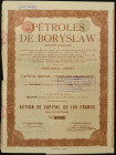 Petroles de Boryslaw, 100 franków