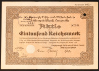 Ruscheweyh Tisch- und Möbel-Fabrik Aktiengesellschaft, 1.000 marek 1935