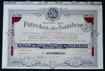 Societe des Petroles de Sambor, 500 franków