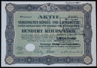 Vereinigte Königs- und Laurahütte AG, 100 marek 1928