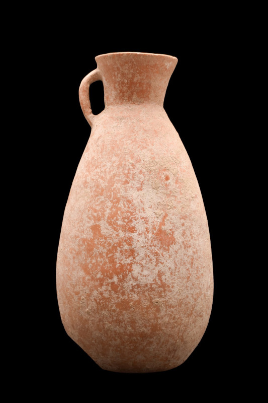 CYPRO-LEVANTINE TERRACOTTA JAR
Ca. 1000 BC. 
A terracotta vessel in the form o...