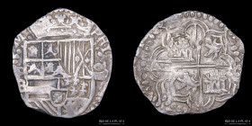 Potosi. Felipe II. 4 Reales 1595-1600. Macuquina CJ 2.14.3