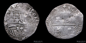 Potosi. Felipe II. 1 Real 1581-86 B.Macuquina CJ 4.9.2