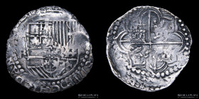 Potosi. Felipe III. 8 Reales 1602-13 R. Macuquina CJ 7.2.2