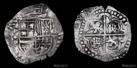 Potosi. Felipe IV. 8 Reales 1622-29 P. Macuquina CJ 13