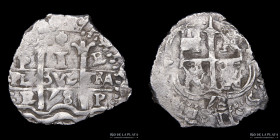 Potosi. Carlos II. 1 Real 1678 E. Macuquina. CJ 31.12.1