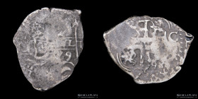 Potosi. Carlos II. 1 Real 1679 C. Macuquina. CJ 31.13.1