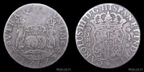 Potosi. Carlos III. 4 Reales 1767 JR Columnaria. CJ 59.1