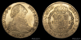 Potosi. Carlos III. 8 Escudos 1787/6 PR. CJ 68.10.1