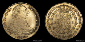 Potosi. Carlos IV. 8 Escudos 1790/89 PR. CJ 72.2.1