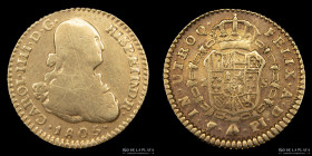 Potosi. Carlos IV. 1 Escudo 1805 PP. CJ 75.17