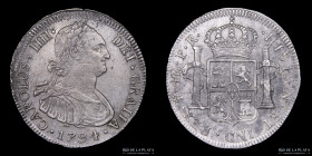 Potosi. Carlos IV. 4 Reales 1794 PR. CJ 77.6
