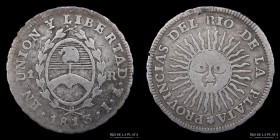 Provincias Unidas. 1 Real 1813 J. CJ 13.1.1