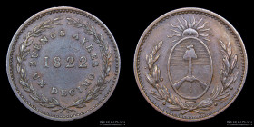 Argentina. Buenos Aires. 1 Decimo 1822. CJ 1