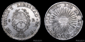 Argentina. La Rioja. 8 Reales 1828 RA P. CJ 30