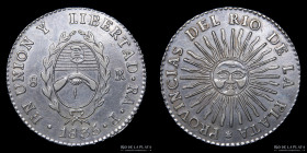 Argentina. La Rioja. 8 Reales 1835 RA P. CJ 36.1
