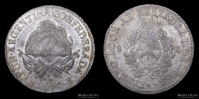Argentina. La Rioja. 8 Reales 1840 R. CJ 57