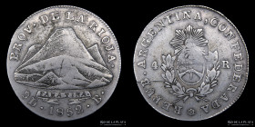 Argentina. La Rioja. 4 Reales 1852 B. Famatina. CJ 62