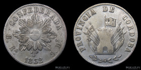 Argentina. Cordoba. 8 Reales 1852. CJ 63.1.3